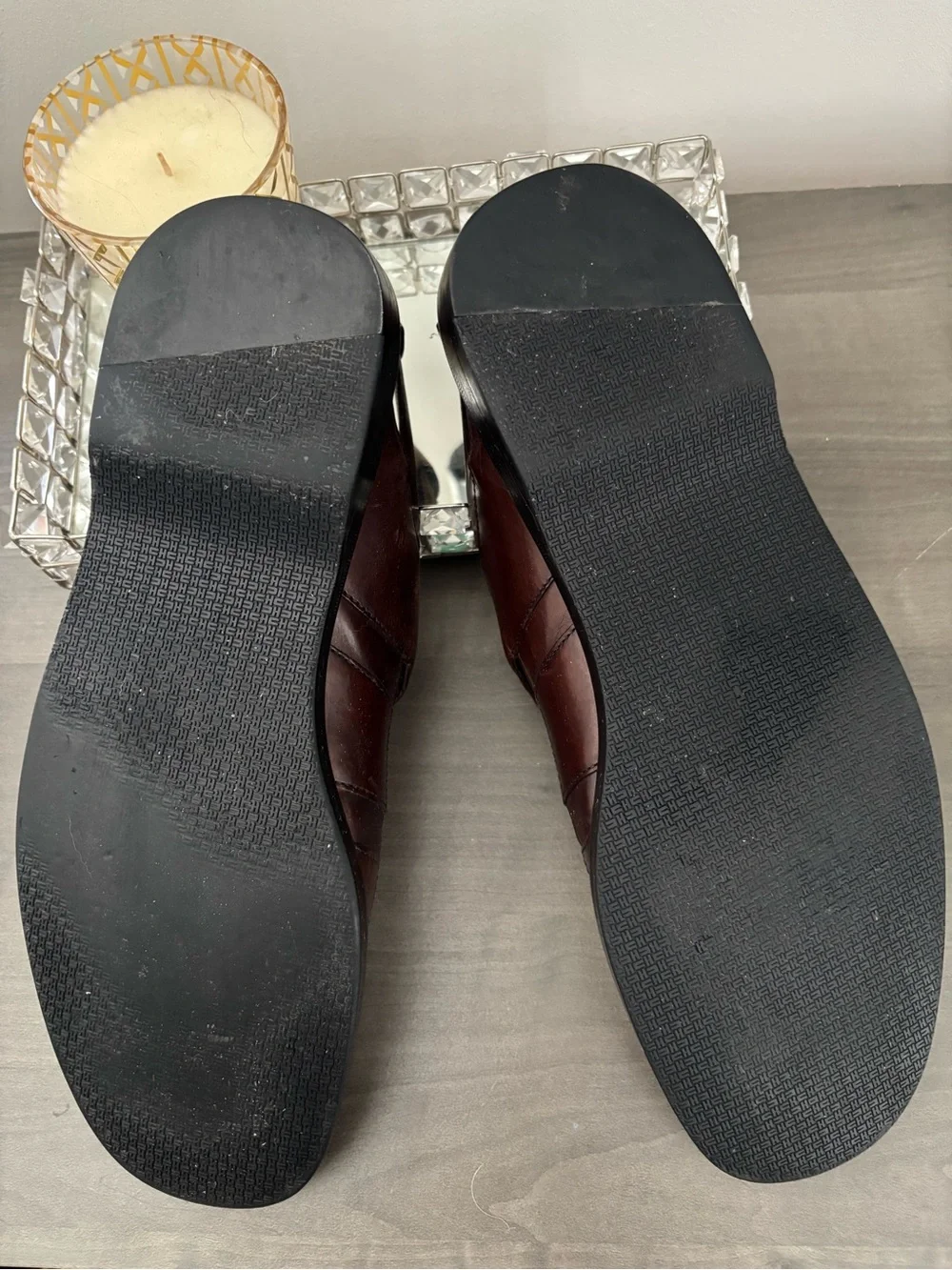 Cole Haan Brown Leather Fisherman Sandals Men’s 10.5 M Closed Toe Comfort Shoes
